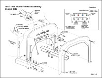 1915-1916 Firewall Assembly-Engine Side