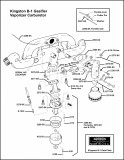 Kingston B1 Gasifier Vaporizer Carburetor Assembly