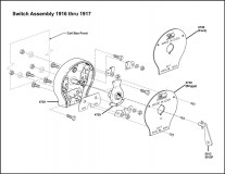 1916-1917 Switch Assembly