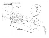 1918-1922 Switch Assembly Non-Starter Cars
