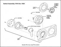 1919-1925 Switch Assembly (Pin back)