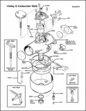 Holley G 6040 Carburetor Assembly