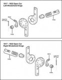 1917-1922 OpenCar Windshield Hinge Assembly