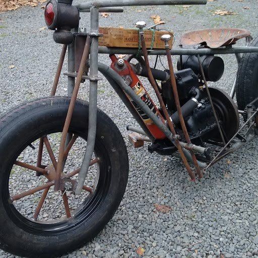 Single Cylinder Model T Powered Motorbike - 1
