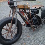 Single Cylinder Model T Powered Motorbike - 1