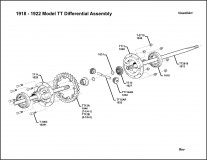 1918-1922ModelTTDifferentialAssembly