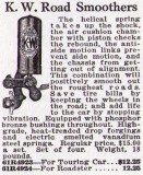 Shock Absorbers: "KW Road Smoothers" - advert