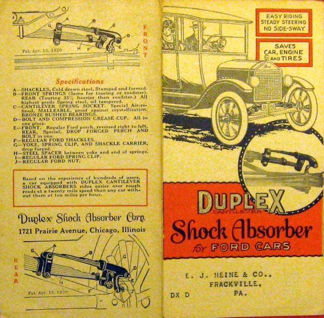 Shock Absorbers: "Duplex" 1