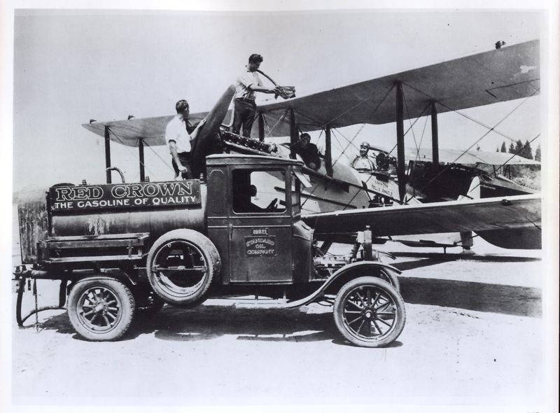 Red Crown Gasoline Tanker