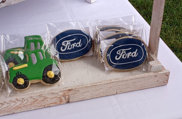 Custom cookies baked for us at the Ubly stop