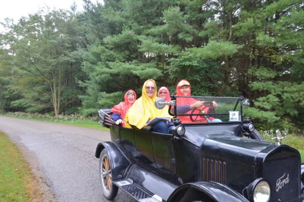 Before I had a top installed.....My wife is the one with the crazy grin!