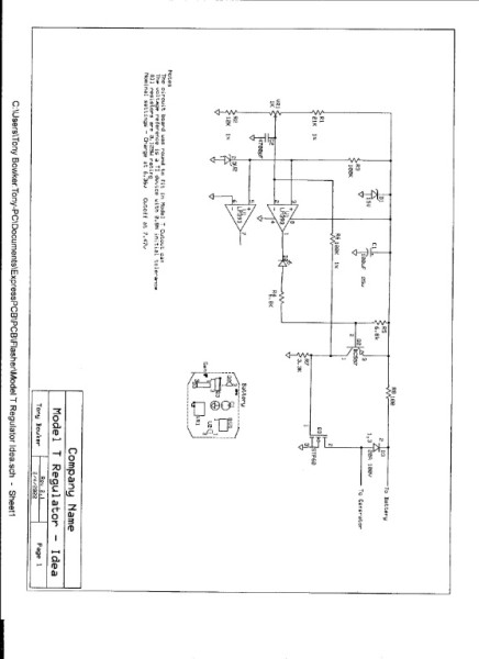 Regulator schematic