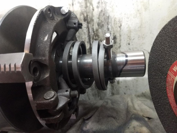 Worn area needing a bit more grind