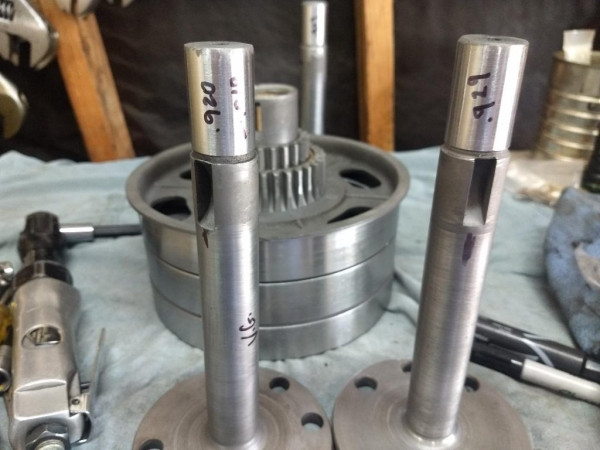 2 reground shafts.