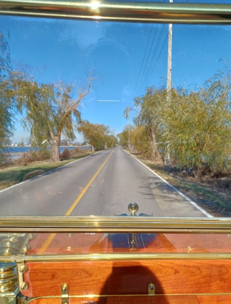 One of the prettiest parts of the Chausee splitting East Sandusky Bay