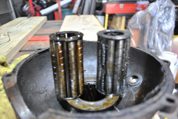 Right side inner and outer bearings