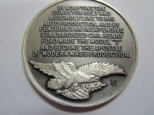 1909 MODEL T. FORD LONGINES SYMPHONETTE STERLING SILVER COIN 2.jpg