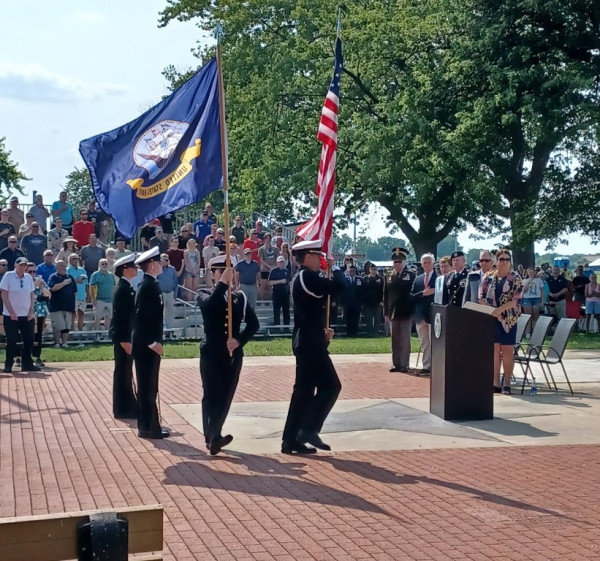 Color Guard presenting the colors