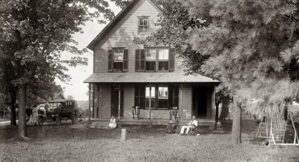 Our house is a very, very, very fine house with two cats in the yard,, Life used to be so hard, now everything is fine since we got our new Ford.jpg