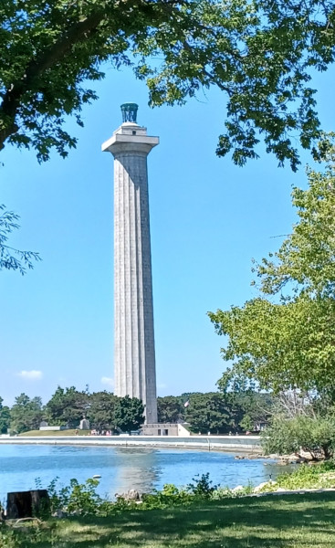 Nice view of Perry's International Peace Memorial Mobument on the PIB tour