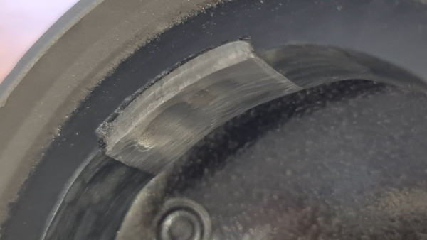 Worn timer, I've started to smooth out with engraver