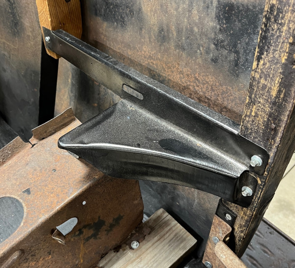 Seat bracket drivers side coupe