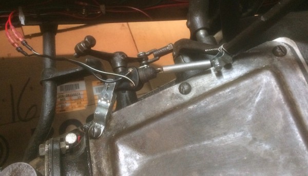 Brake light switch. Need to make a bracket for peddle