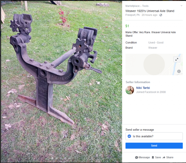 Universal Axle Stand