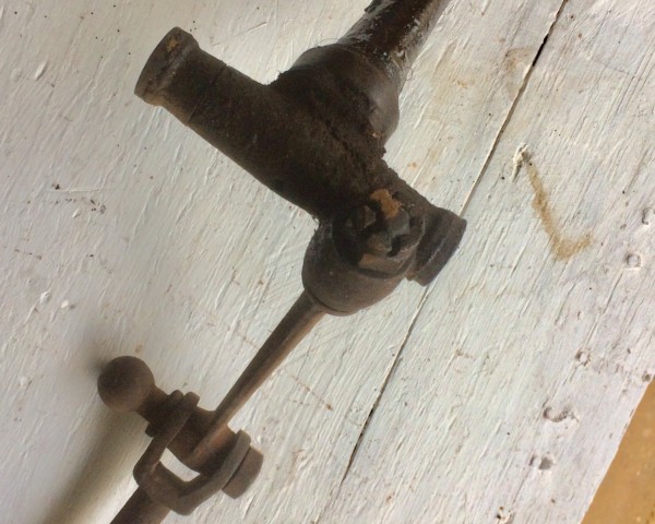 Left side - see location of steering arm ball