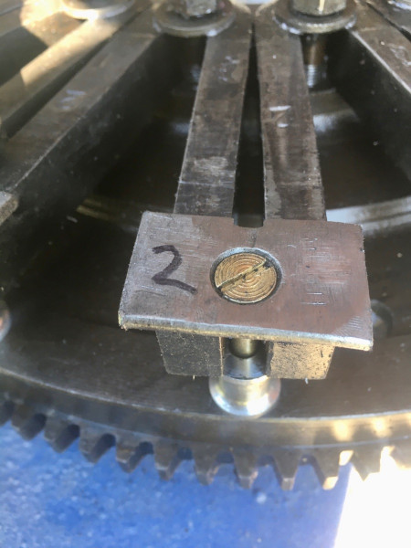 Spool with shim in place