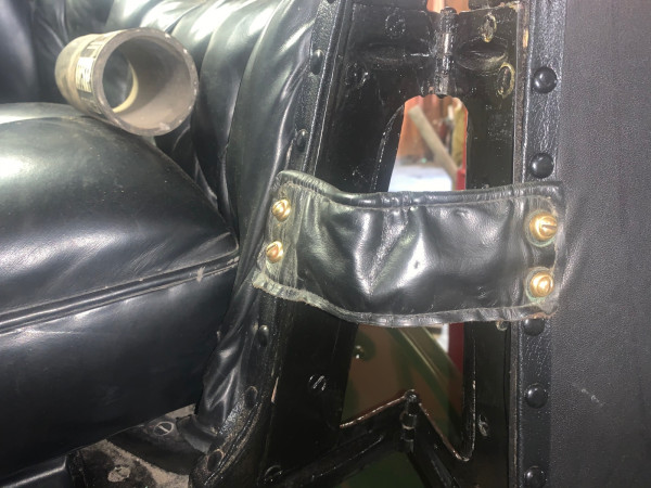 Rear Door strap LHS on the 1909 touring
