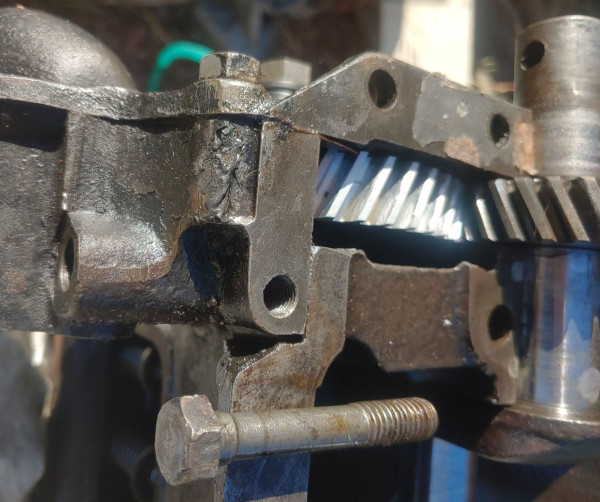 Bolt removed