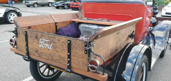 Made all irons except for tail gate latches and model A light brackets.