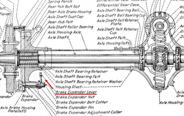 Ton Truck rear axle - brake lever is on bottom.jpg