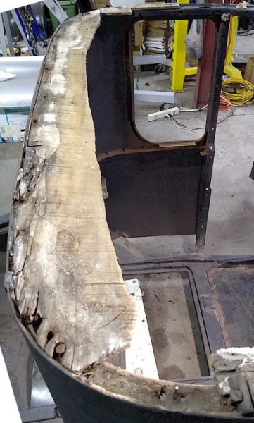 Wood underneath