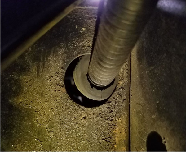 1-1/4&quot; SPEEDOMETER CABLE HOLE - RIGHT SPLASH SHIELD