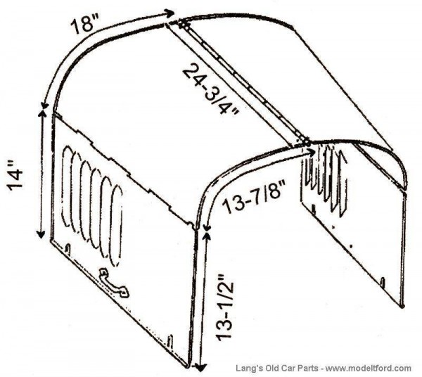 1924-1925 car hood and 1924-27 Ton Truck