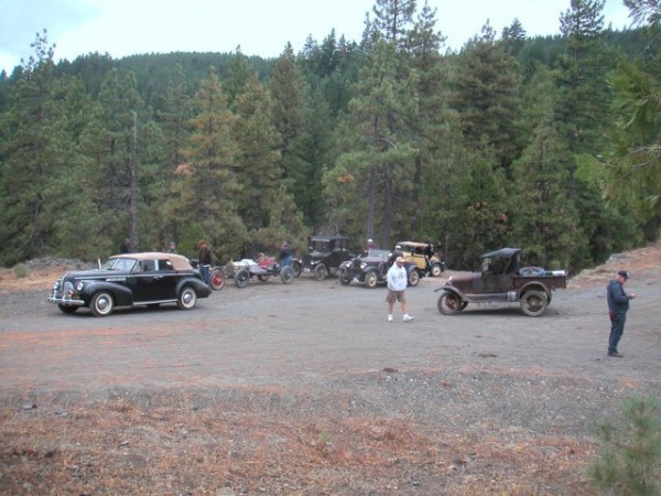 Rusty at right Coupe in center... just before crash.